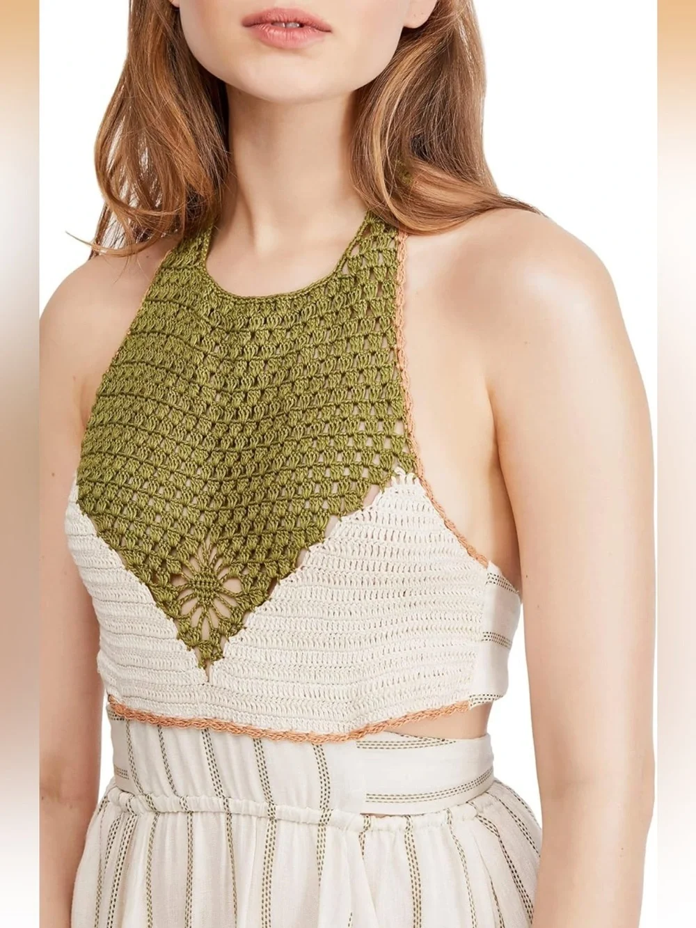 Free People Harper crochet maxi dress